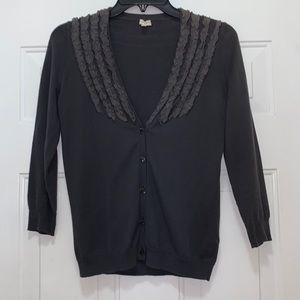3/$15 J.Crew 💯% cotton grey sweater cardigan size XS
